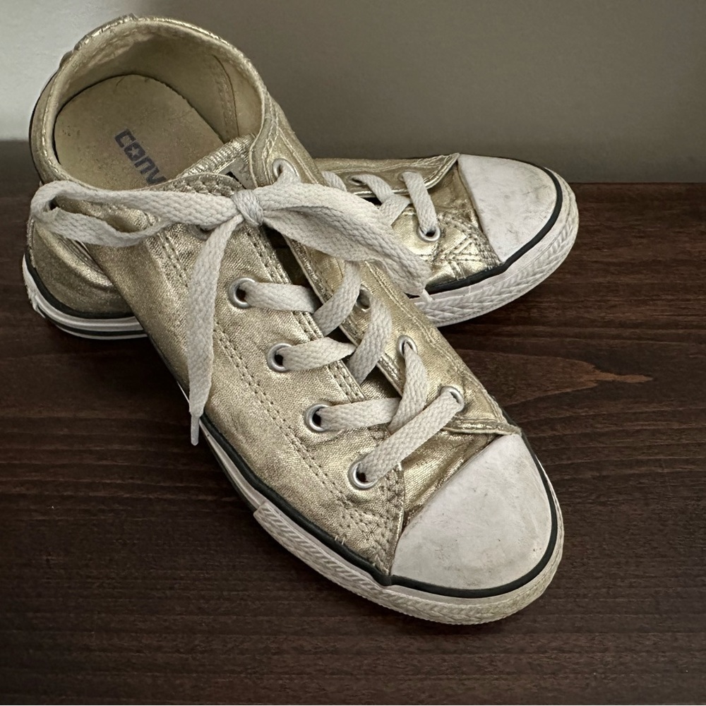 Gold Chuck Taylor All Star Metallic Gold Converse